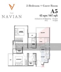 The Navian (D14), Apartment #155981062